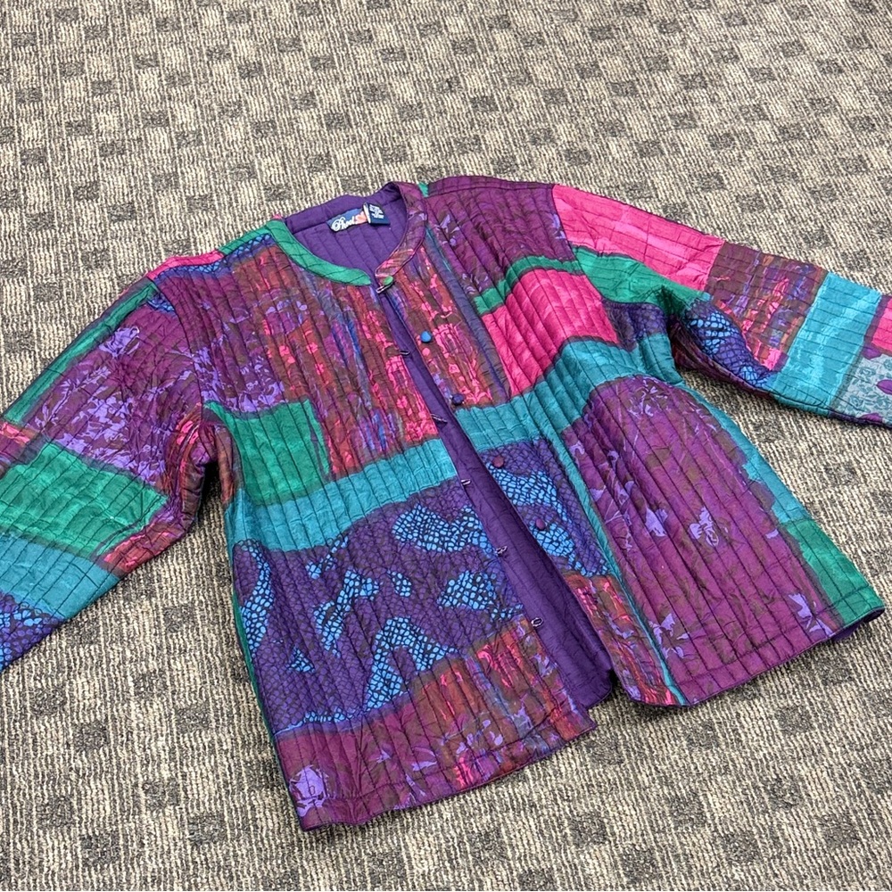Vintage Phool Colorful Patchwork -Reversible‎ Women's Patchwork Jacket